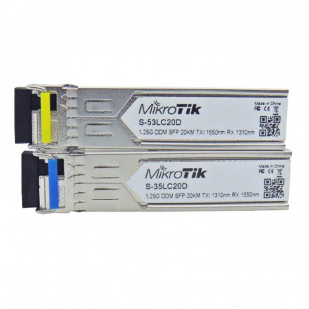 Комплект трансиверов Mikrotik S-3553LC20D серый
