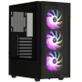 Корпус Thermaltake View 200 TG (CA-1X3-00M1WN-00) черный