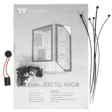 Корпус Thermaltake View 200 TG Snow (CA-1X3-00M6WN-00) белый