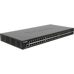 Коммутатор D-Link DGS-1250-52X/A1A черный