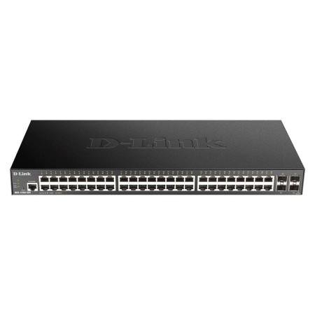 Коммутатор D-Link DGS-1250-52X/A1A черный