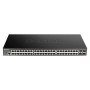 Коммутатор D-Link DGS-1250-52X/A1A черный