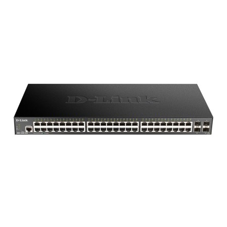 Коммутатор D-Link DGS-1250-52X/A1A черный