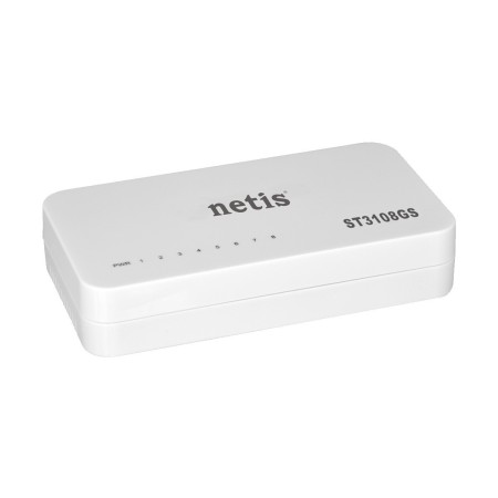 Коммутатор NETIS ST3108GS белый