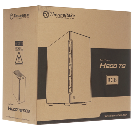 Корпус Thermaltake H200 TG Snow RGB (CA-1M3-00M6WN-00) белый