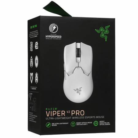 Мышь беспроводная/проводная Razer Viper V2 Pro (RZ01-04390200-R3G1) белая