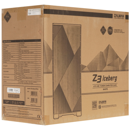 Корпус Zalman Z3 Iceberg (Z3 Iceberg White) белый
