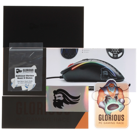 Мышь проводная Glorious Model D (GD-GBlack) черный