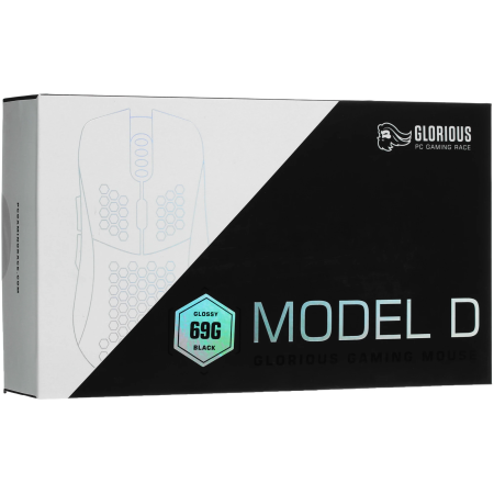 Мышь проводная Glorious Model D (GD-GBlack) черный