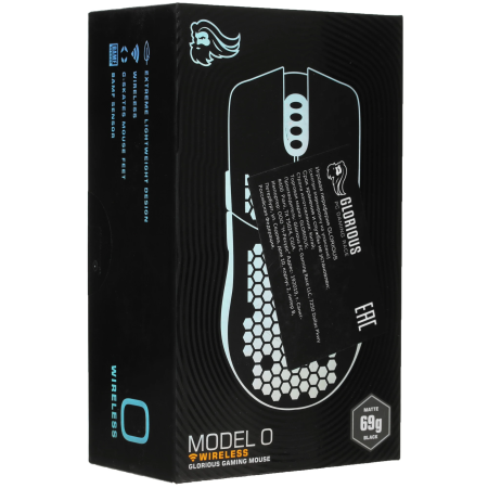 Мышь беспроводная Glorious Model O (GLO-MS-OW-MB) черный