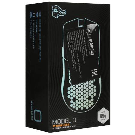 Мышь беспроводная Glorious Model O (GLO-MS-OW-MW) белый