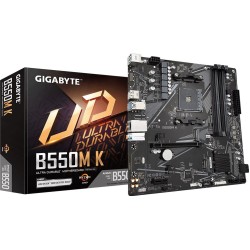 Материнская плата GIGABYTE B550M K черный