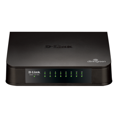 Коммутатор D-Link DES-1016A/E2A черный