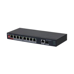 Коммутатор Dahua DH-PFS3110-8ET1GT1GF-96 черный