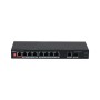 Коммутатор Dahua DH-PFS3110-8ET1GT1GF-96 черный