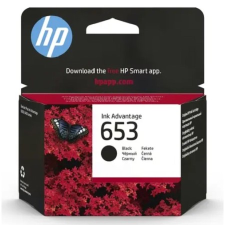 Картридж струйный HP 653 (3YM75AE) черный (с чипом)