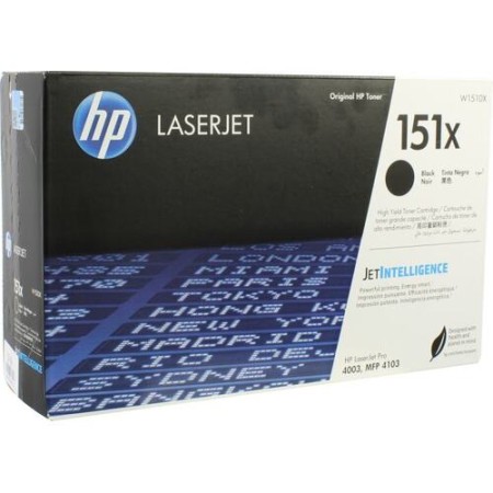 Тонер-картридж лазерный HP 151X (W1510X) черный (повышенная емкость) (с чипом)