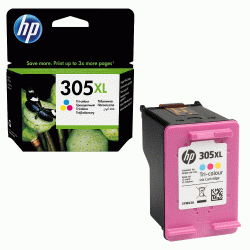 Картридж струйный HP 305XL (3YM63AE) многоцветный (повышенная емкость) (с чипом)