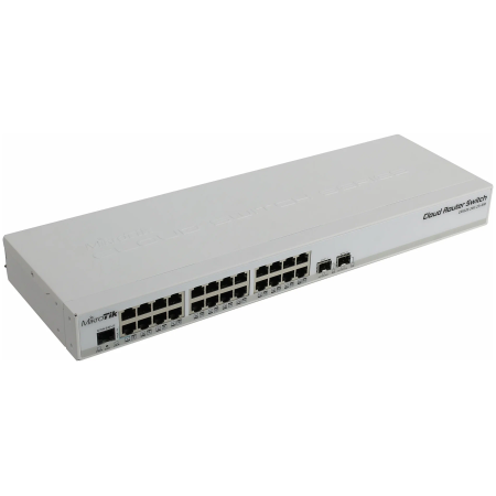 Коммутатор MikroTik CSS326-24G-2S+RM белый