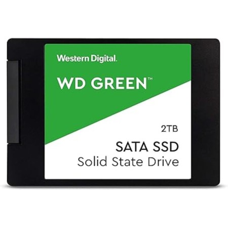 2 ТБ SSD диск Western Digital Green (WDS200T2G0A) черный