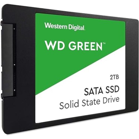 2 ТБ SSD диск Western Digital Green (WDS200T2G0A) черный