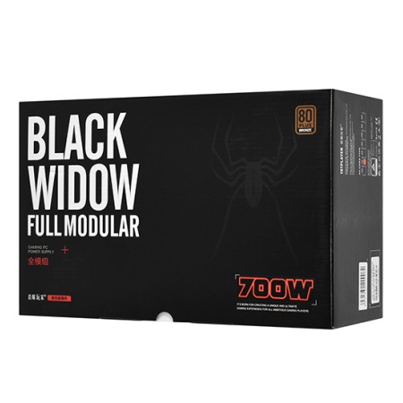 Блок питания 1st Player BLACK WIDOW (PS-700AX) черный