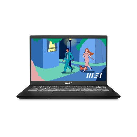 15.6" Ноутбук MSI Modern 15 B12M (9S7-15H112-231) черный
