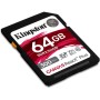 64 ГБ Карта памяти Kingston Canvas React Plus SDXC (SDR2/64GB) черный