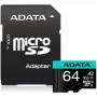 64 ГБ Карта памяти ADATA Premier Pro microSDXC (AUSDX64GUI3V30SA2-RA1) + адаптер черный