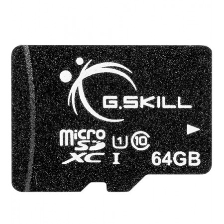 64 ГБ Карта памяти G.Skill microSDXC (FF-TSDXC64GN-U1) черный