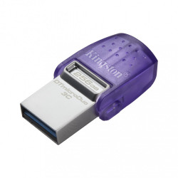 256 ГБ USB Флеш-накопитель Kingston DataTraveler MicroDuo 3C (DTDUO3CG3/256GB) фиолетовый