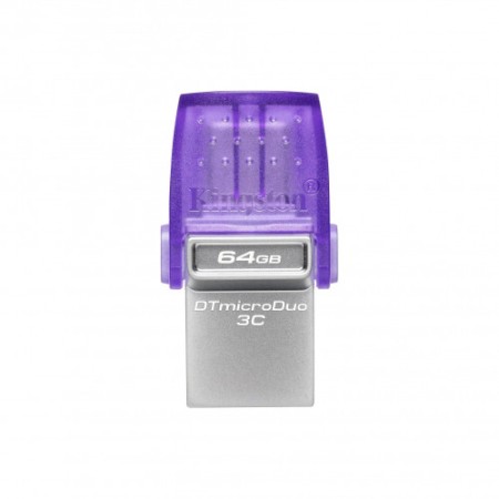 64 ГБ USB Флеш-накопитель Kingston DataTraveler MicroDuo 3C (DTDUO3CG3/64GB) фиолетовый