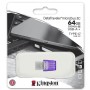 64 ГБ USB Флеш-накопитель Kingston DataTraveler MicroDuo 3C (DTDUO3CG3/64GB) фиолетовый