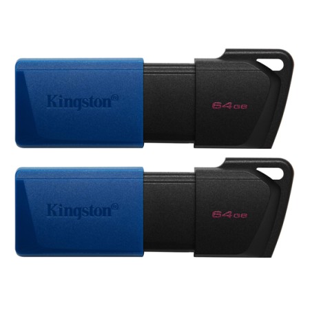 64 ГБ USB Флеш-накопитель Kingston DataTraveler Exodia M (DTXM/64GB-2P) синий