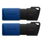 64 ГБ USB Флеш-накопитель Kingston DataTraveler Exodia M (DTXM/64GB-2P) синий