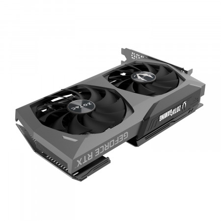 Видеокарта ZOTAC GAMING RTX 3060 Ti Twin Edge OC (GDDR6X) (ZT-A30620H-10P) серый