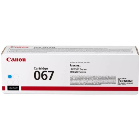 Тонер-картридж лазерный Canon 067 (5101C002) синий (с чипом)
