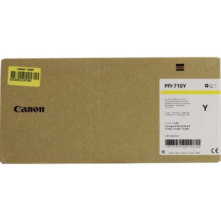 Картридж струйный Canon PFI-710YL (2357C001) жёлтый (с чипом)