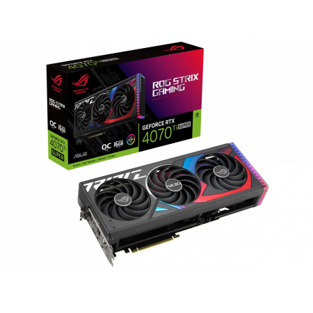 Видеокарта ASUS ROG Strix GeForce RTX 4070 Ti OC Edition (ROG-STRIX-RTX4070TI-O12G-GAMING) черный