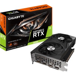 Видеокарта GIGABYTE GeForce RTX 3060 WINDFORCE OC (GV-N3060WF2OC-12GD REV2.0) 12 Гб черный