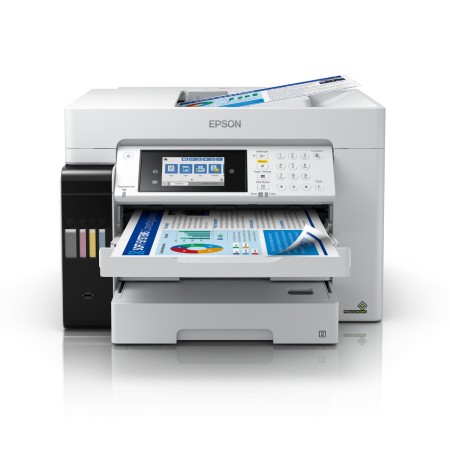 МФУ струйное Epson L15180 (C11CH71408) белый (без кабеля USB)