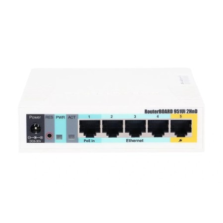 Wi-Fi роутер Mikrotik RB951Ui-2HnD белый