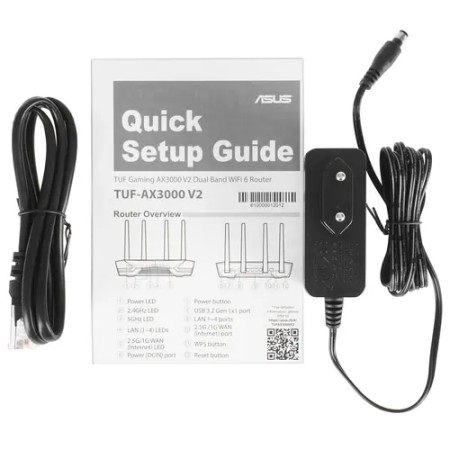 Wi-Fi роутер ASUS TUF Gaming AX3000 (90IG0790-MO3B00) черный