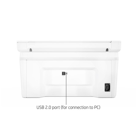 МФУ лазерное HP LaserJet MFP M140we (7MD72E) белый (без кабеля USB)
