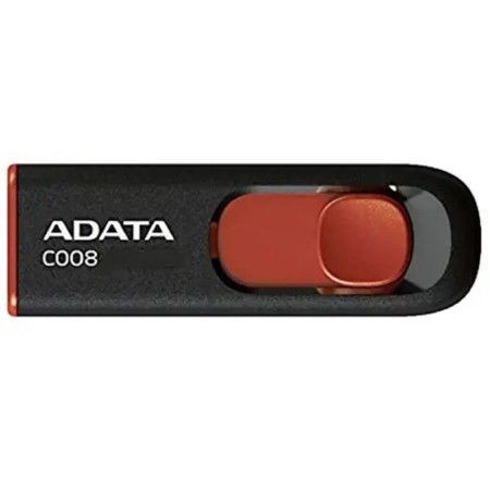64 ГБ USB Флеш-накопитель ADATA C008 (AC008-64G-RKD) черно-красный