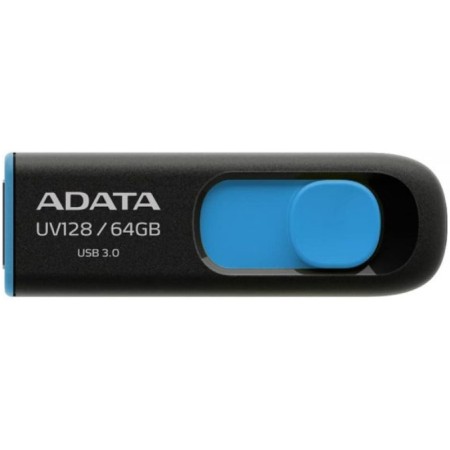 64 ГБ USB Флеш-накопитель ADATA UV128 (AUV128-64G-RBE) черный