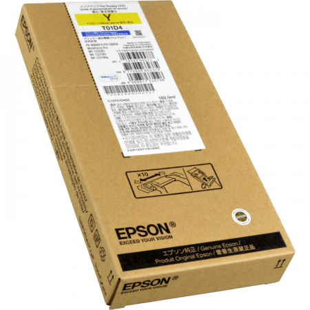 Картридж струйный Epson C13T01D400 жёлтый (повышенная емкость)