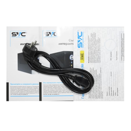 ИБП SVC V-800-F черный (С АККУМУЛЯТОРОМ)