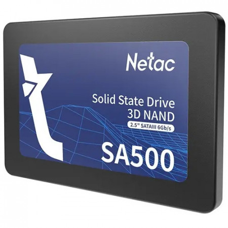 1 ТБ SSD диск Netac SA500 (NT01SA500-1T0-S3X) черный