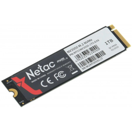 1 ТБ SSD диск Netac NV3000 (NT01NV3000-1T0-E4X) черный